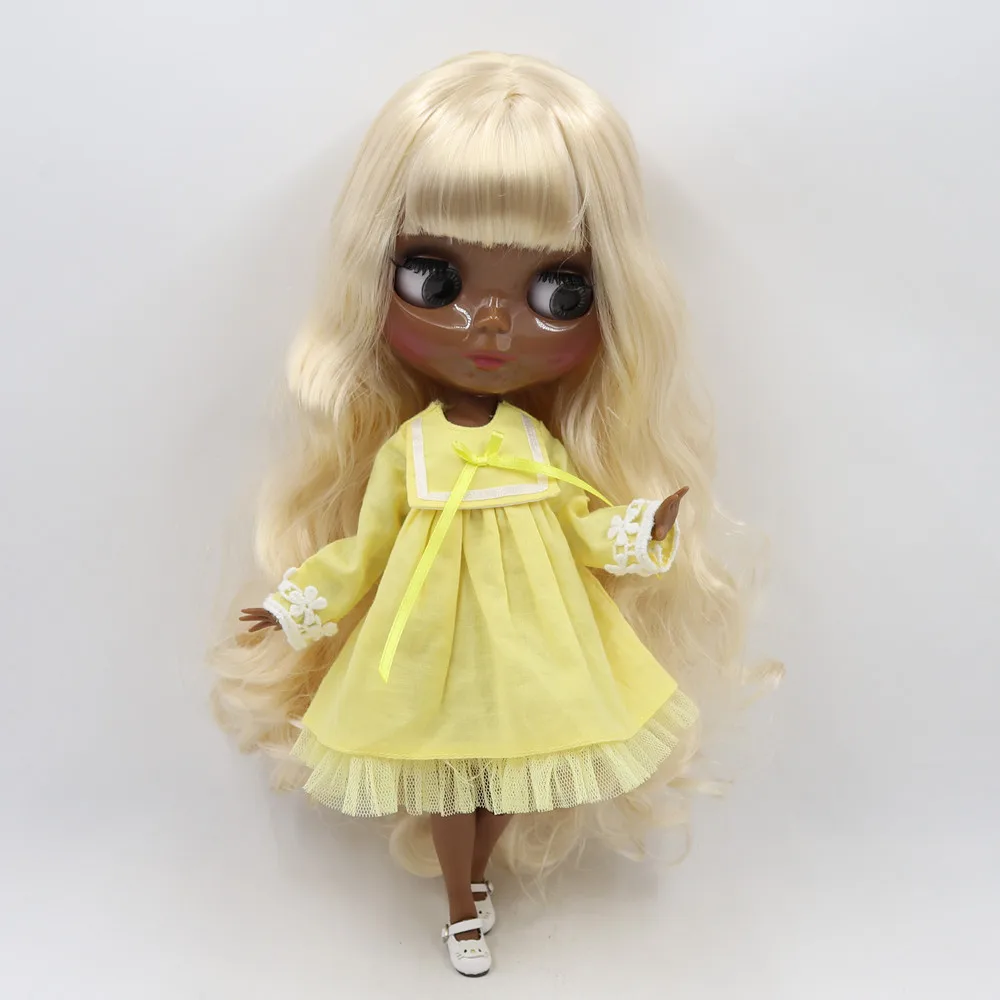 Кукла ICY DBS Blyth BL136/340 30 см Обнаженная с золотым волосом шарнирное тело для куклы 1/6