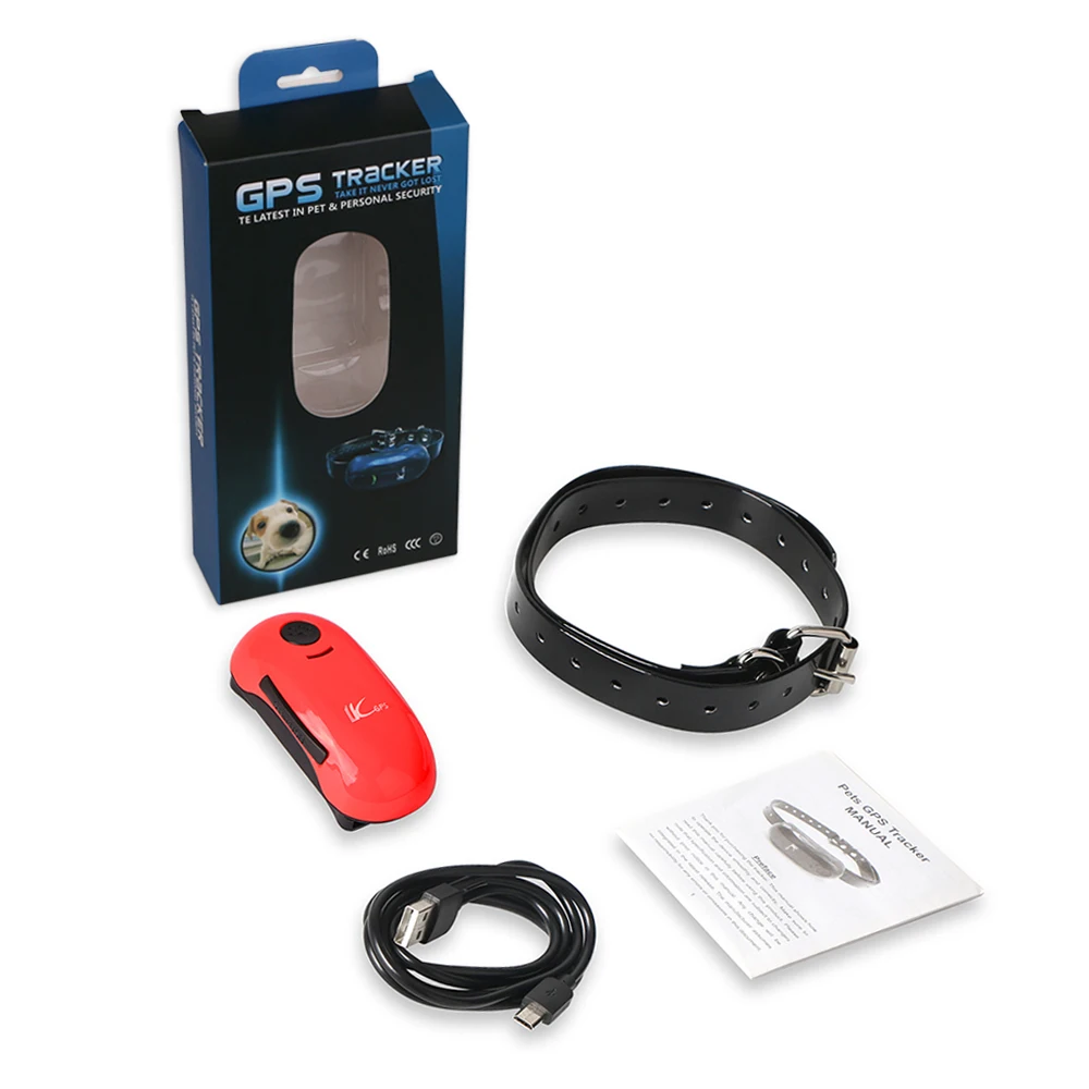 Gps трекер для собак кошка gps локатор 2G GSM GPRS устройство слежения LK LK100