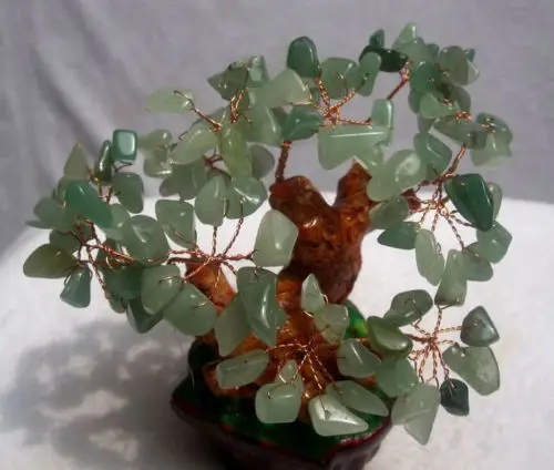180 230 г Счастливое дерево! Натуральный красивый Aventurine кристаллическое