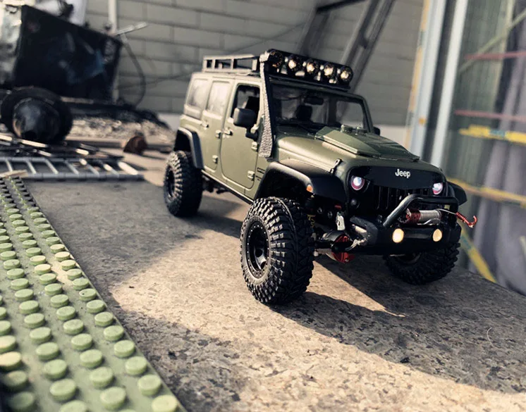 Ручная работа 1:24 RC Гусеничный gk24 альпинистская мофификация автомобиля модифицированная модель автомобиля для Wrangler