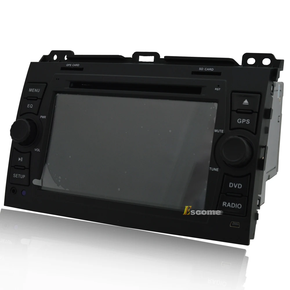 Автомобильный DVD-плеер Octa Core 2 Din Android 6 01 с радио Bluetooth GPS для Toyota Prado 120 2003 2004 2005 2006 2007