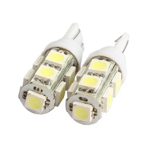 2 шт. яркая светодиодная автомобильная лампа T10 9 SMD W5W 5050|led hotel lighting|light led carlight battery |
