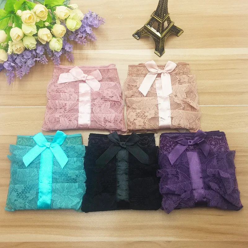 Techome модные пикантные Для женщин Трусики брифы бренд Кружево Нижнее Бельё для