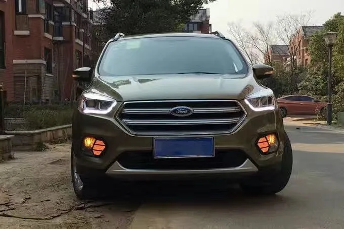 Osmrk светодиодные противотуманные фары светильник для ford kuga escape 2016 2017 с желтой