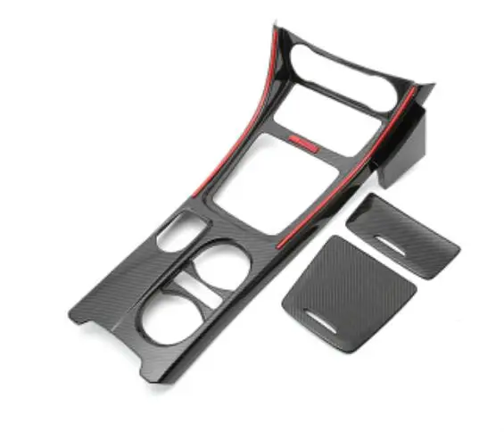 Углеродное волокно ABS Автомобильная внутренняя панель коробка для хранения