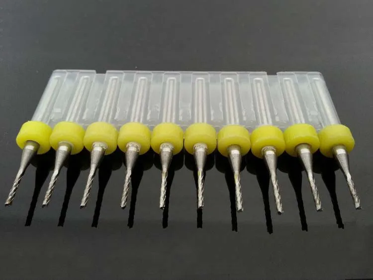10 шт. фреза PCB 0 6 мм рыболовный хвост Кукуруза вольфрамовый Карбид мини Концевая