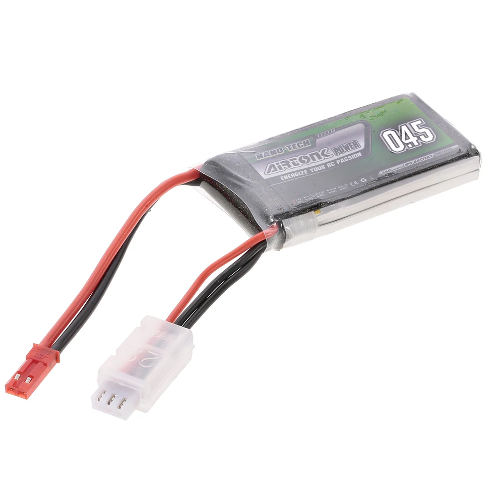 7 4 V 450mAh 600mAh 850mAh 1000mAh 1100mAh 30C 2S перезаряжаемый Li-Po аккумулятор JST разъем для