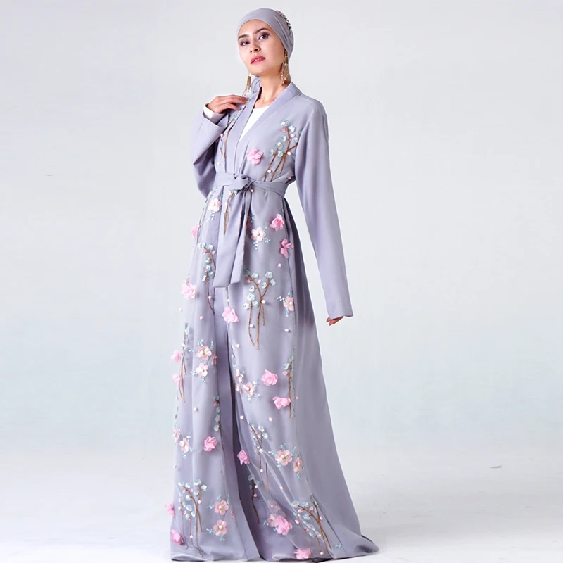 ИД Дубай Abaya кимоно мусульманское модное платье Abayas для женщин кафтан