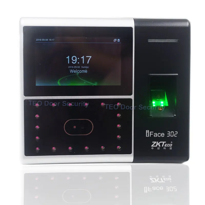 ZKTeco iface302 отпечаток лица биометрический Технология уход за кожей лица машина распознавания Linux Системы FaceCode ПК программным обеспечением системы контроля доступа