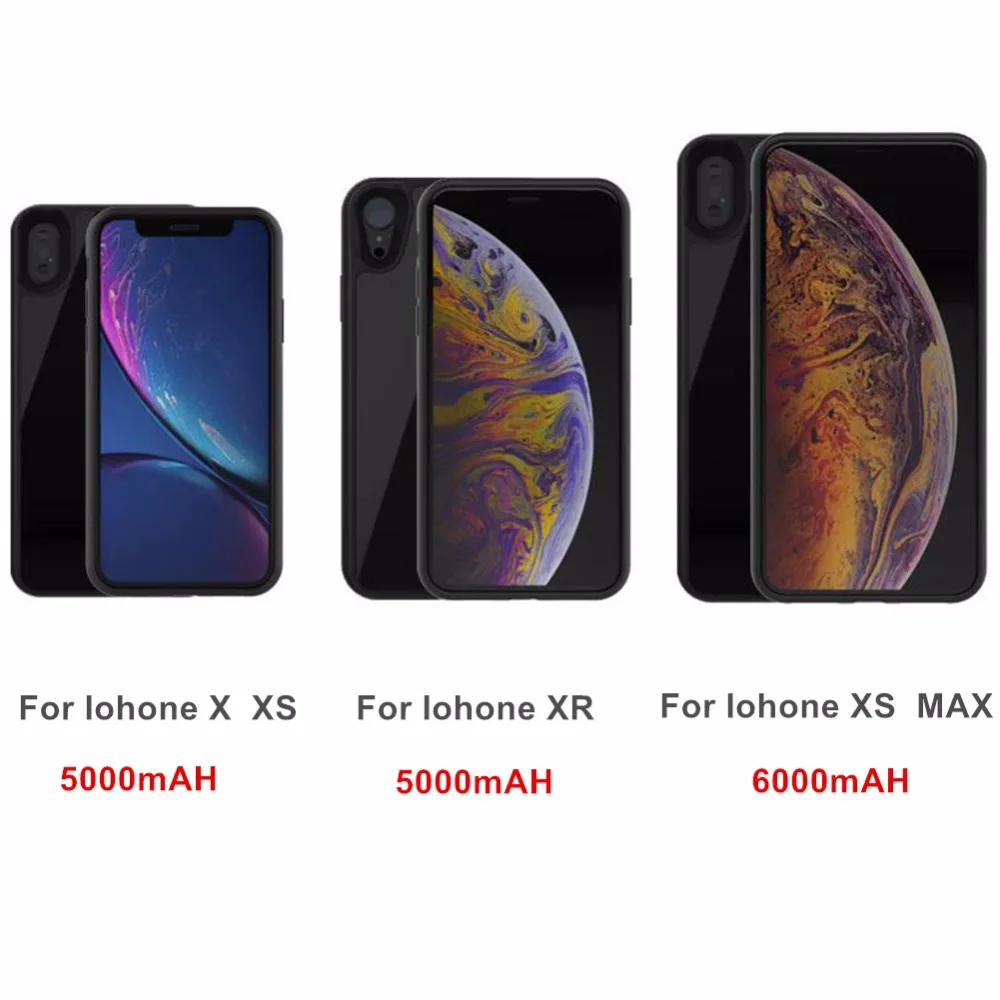 Для Iphone X XS XR Max зарядное устройство чехол умный беспроводной зарядный