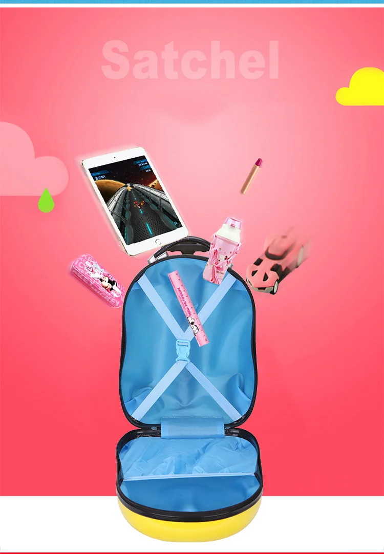 Коробка для хранения мультфильм сумка на колесиках Детский мультфильм тележка сумка для хранения детская Сумки на колёсиках путешествия чемодан с колесиками