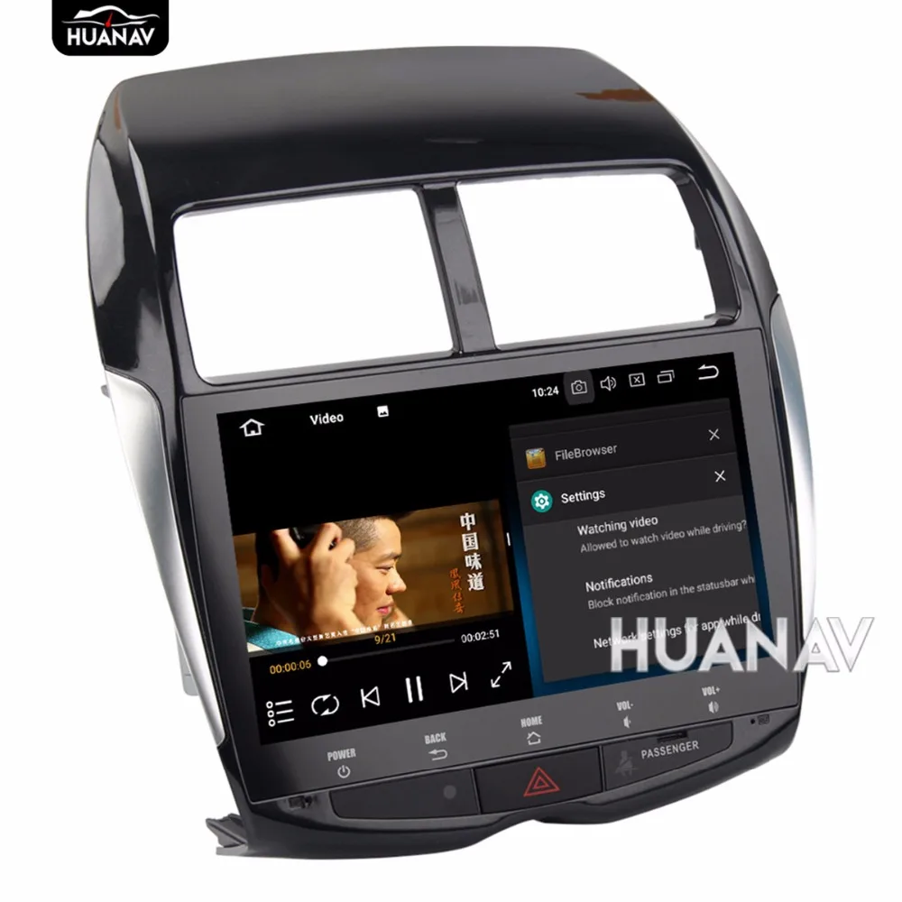 Автомобильный DVD плеер с экраном 10 2 дюйма 8 ядер Android 0 GPS навигация для MITSUBISHI ASX RVR