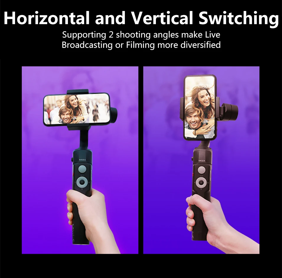 Moza Mini-S складной 3-Axis смартфона Gimbal ручной Vlog стабилизатор для GoPro iPhone X huawei VS Moza Mini-Mi Zhiyun Smooth 4
