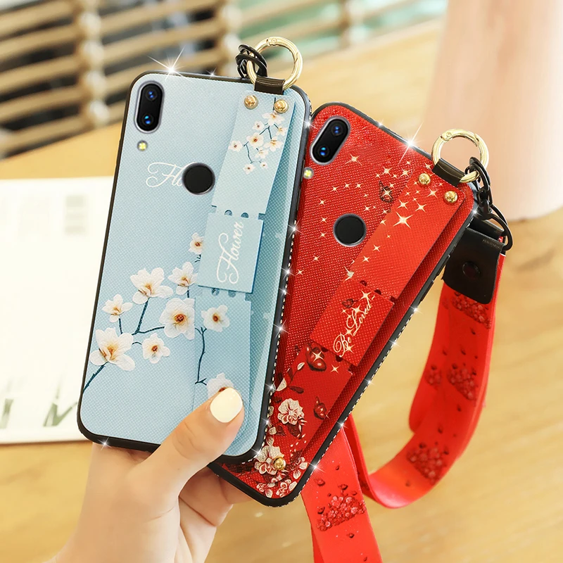 Модный чехол для телефона с разбитыми цветами Huawei Y9 2019 силиконовый мягкий
