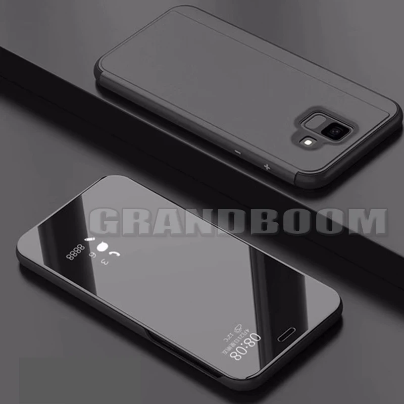 10 шт. кожа флип умный зеркальный чехол для samsung A20E A10E A10S A20S M30S M30 M20 M10 A90 A80 A70 A60 A50 A40 с подставкой
