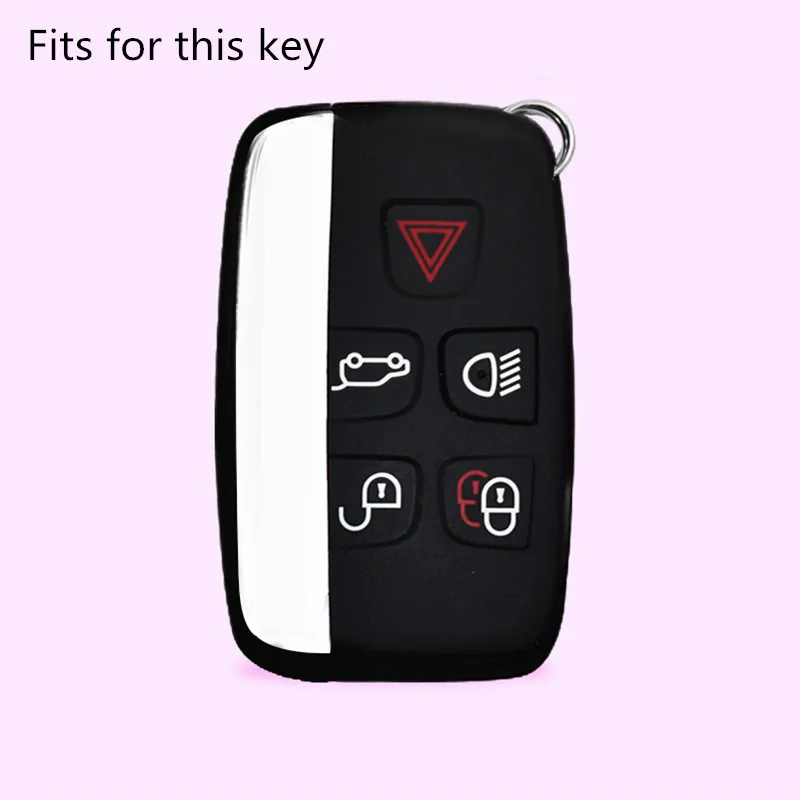 ТПУ звездной пески ключа автомобиля чехол Крышка для Land Rover A9 Range Sport/Evoque Freelander 2