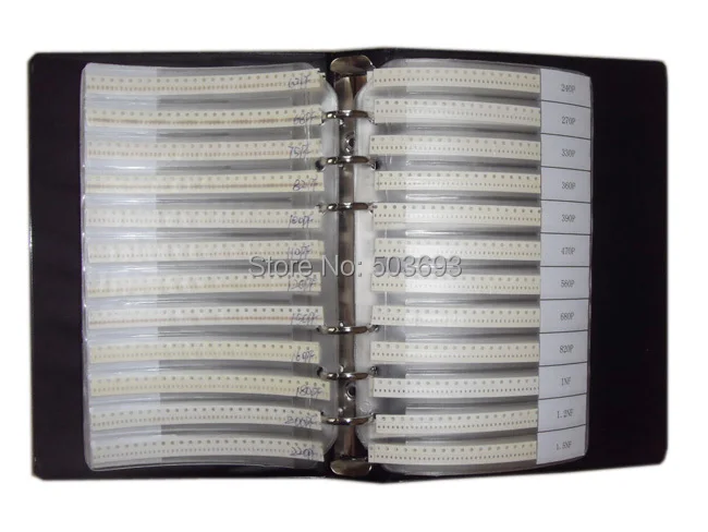 Бесплатная доставка 0805 SMD образец конденсатора 92valuesx50 шт. = 4600 пФ ~ 10 мкФ