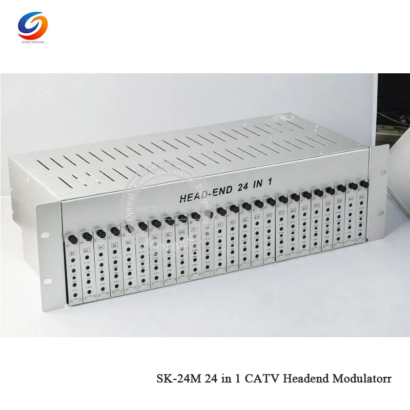 Лидер продаж! Высокое качество цифровой SK-24M 24 в 1 catv головной модулятор CATV модулятор