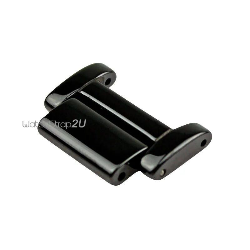 Черный керамический ремешок с заменой звеньев для 22 мм часов браслет верхний