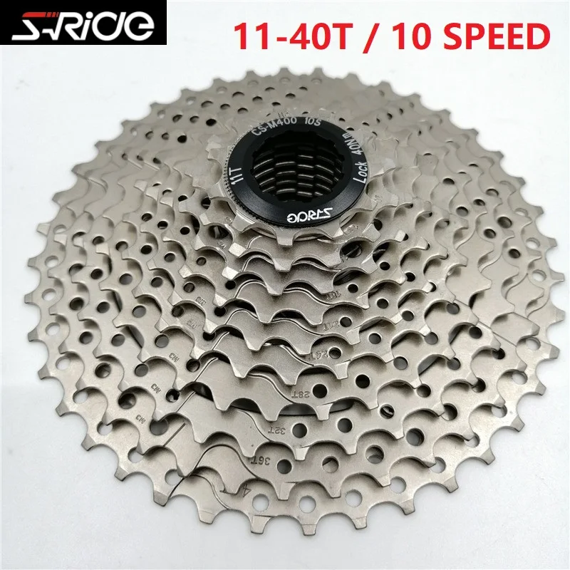 

S-RIDE M400 Bike Bicycle Freewheel 10 Speed MTB Mountain Bike Cassette Flywheel 11-40T Chainring 10/30 Speed Bicycle Freewheel