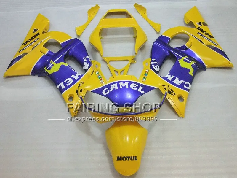 Комплекты обтекателей бренда G5GR для YAMAHA YZFR6 2006 2007 комплект синего и черного цвета