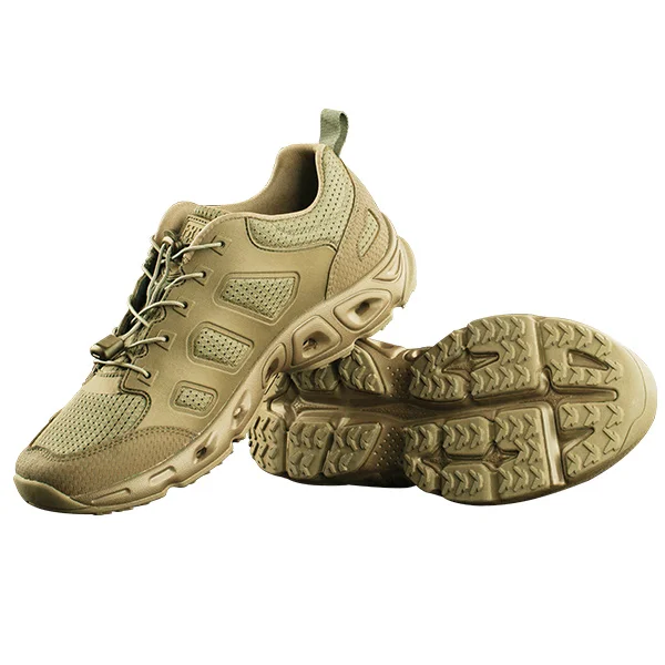 FREE SOLDIER outdoor sports camping hiking tactical military upstream shoes breathable quick-drying shoes for men - Цвет: sandy