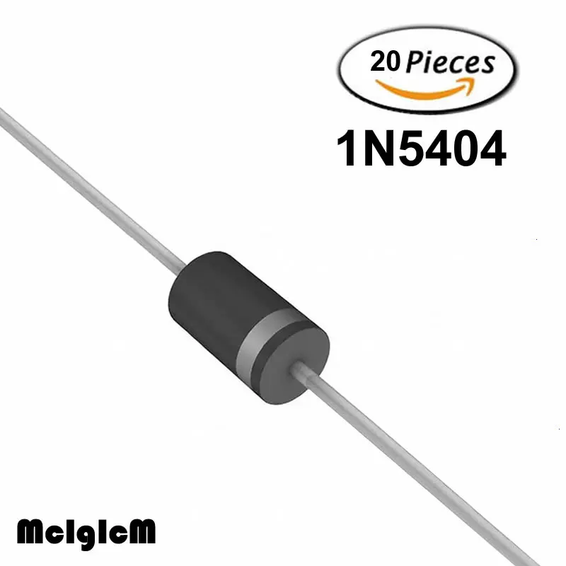 MCIGICM 20 шт. выпрямительный диод 3A 400 В DO 27 1N5404|rectifier diode|diode 3a3a diode |