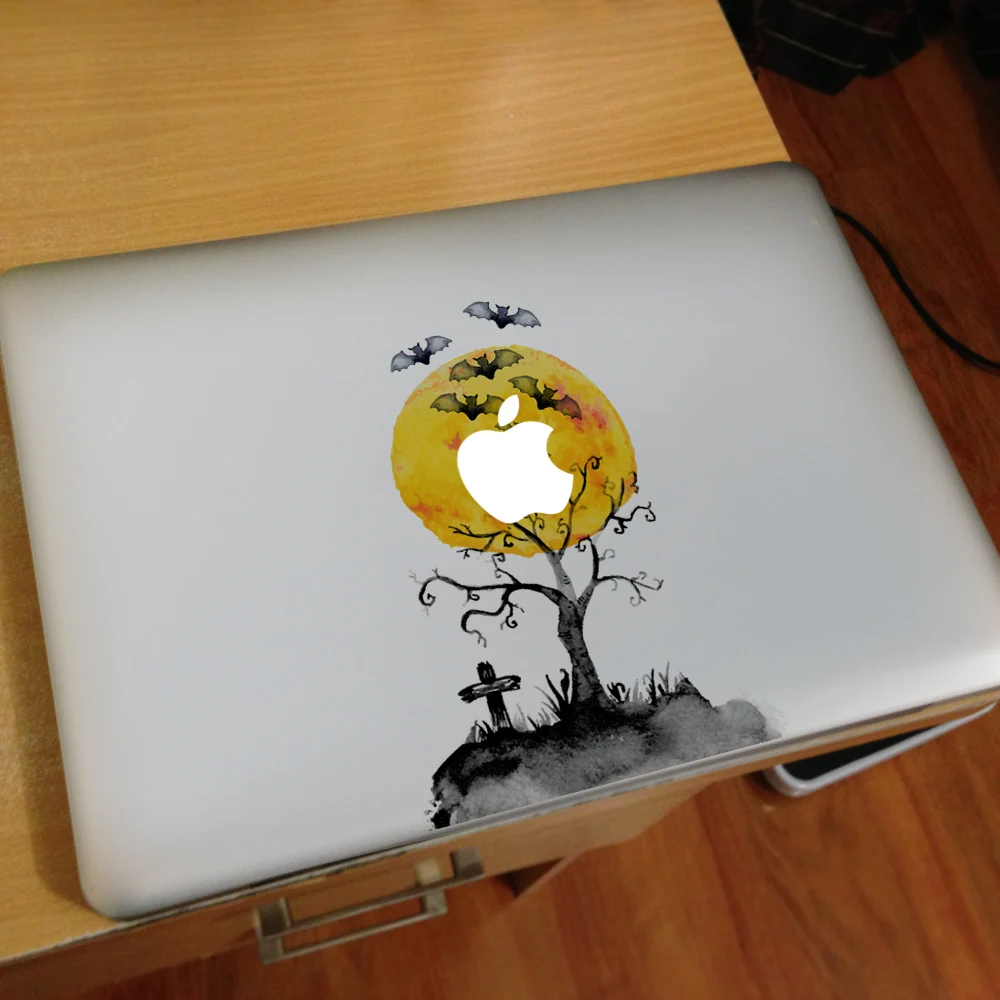 Стикер для ноутбука Dark Bat Moonlight Виниловая наклейка сделай сам Macbook Pro Air 11 13 15