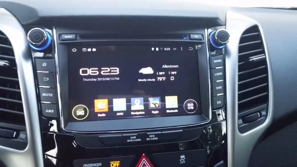 Автомобильный радиоплеер Navirider на Android 10 для Hyundai I30 2011 автомобильная головная