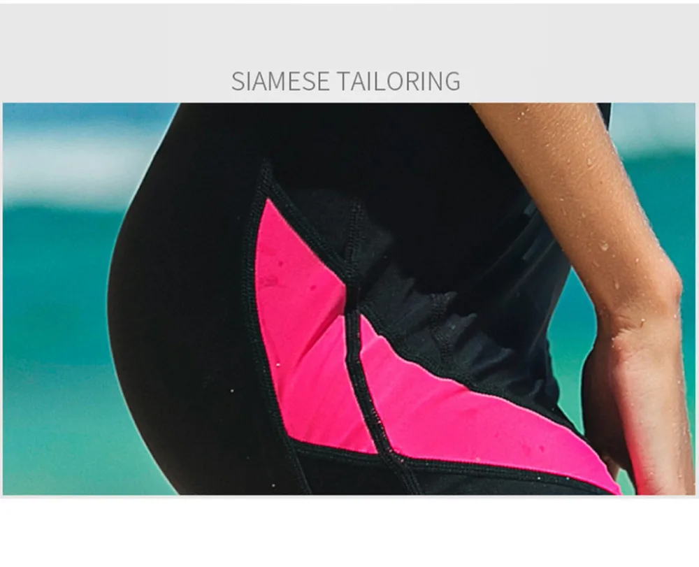 Новый Женский гидрокостюм с Коротким Рукавом Неопреновый на молнии костюм для