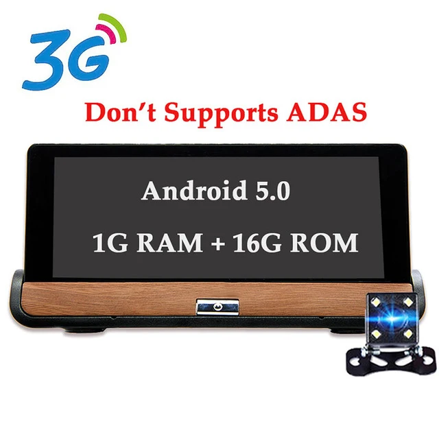 3G Bluavido 7 дюймов 4G ADAS Android Автомобильная приборная панель DVR GPS навигация FHD 1080P двойной объектив камера G сенсор Автомобильный видеорегистратор - Название цвета: 3G