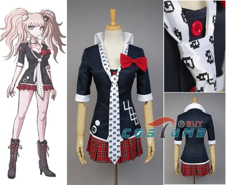 Женский костюм для косплея Danganronpa Хэллоуина карнавальные костюмы |
