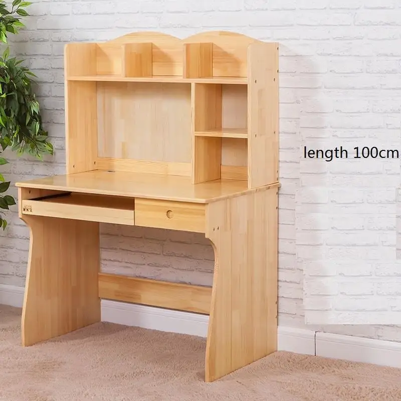 Version B Стенд Bureau Meuble, стоящий стол, Schreibtisch Escrivaninha Escritorio, ретро деревянный стол, компьютерный ноутбук, Меса, стол с книжным шкафом - Цвет: Version B