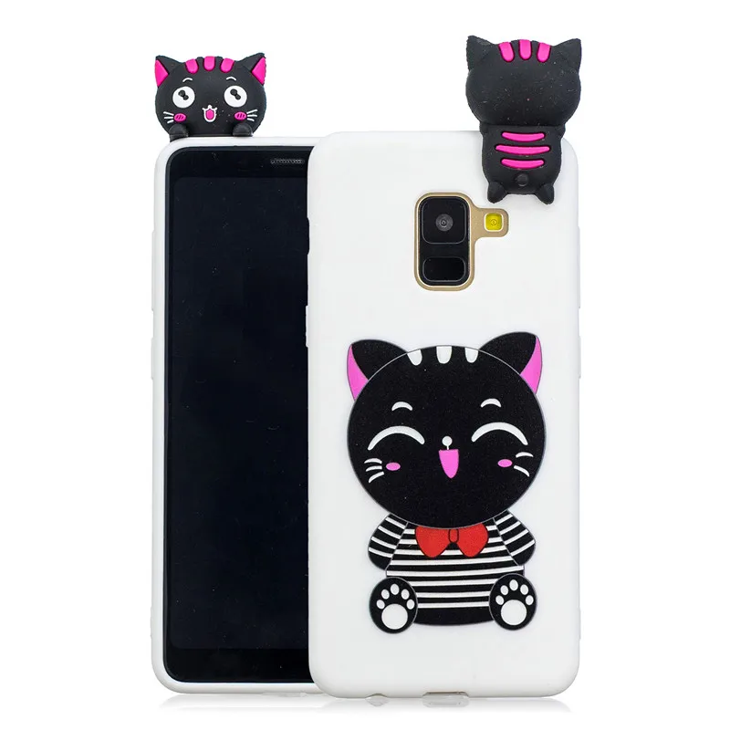Милая панда, Единорог "," Сова "," Кошка "3D мягкий TPU чехол для samsung J4 J6 A6 A8 плюс A7 A10 A20 A30 A50 A10S A20S A30S A50S чехол Coque