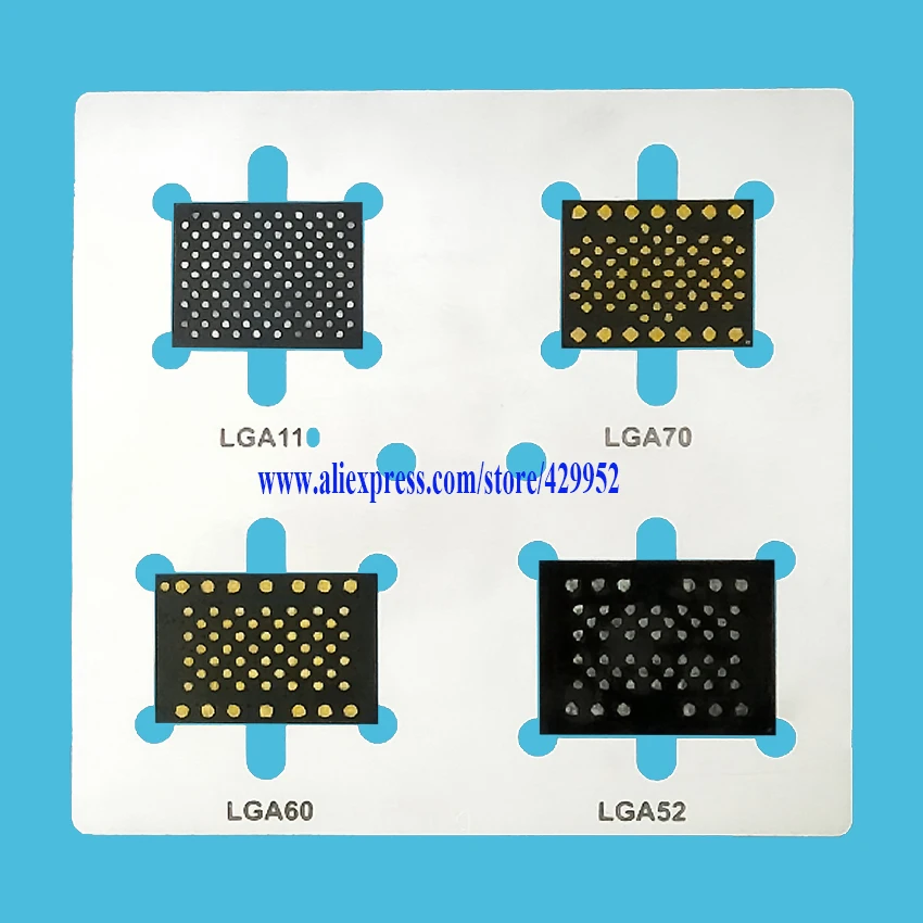 Efix 4 в 1 чип BGA IC IP NAND Flash станции для реболлинга трафареты тепловой пистолет iPhone iPad