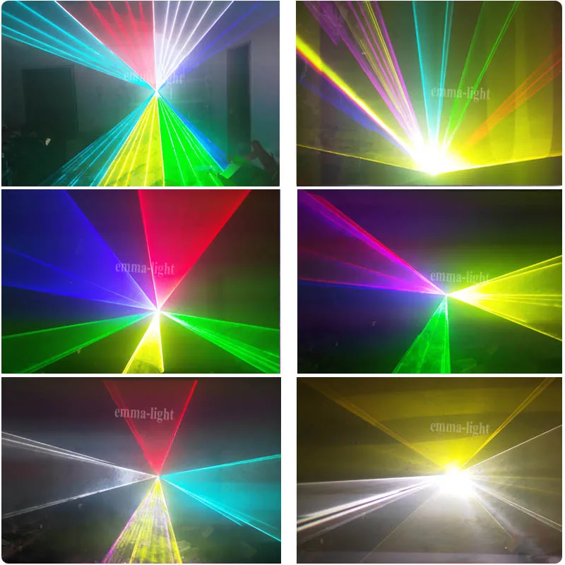 Лазерный светильник 10 Вт лазерное шоу RGB DMX ILDA слот для sd-карт 50kpps система 10 Вт полноцветный луч анимационный прожектор-стробоскоп