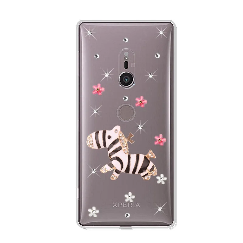XZ2 Премиум чехол со стразами для Sony Xperia XZ XZ1 Compact XZ3 Z5 Z4 Z3 Plus E4 E5 M5 M4 C5 C4 L2 L1 телефона |