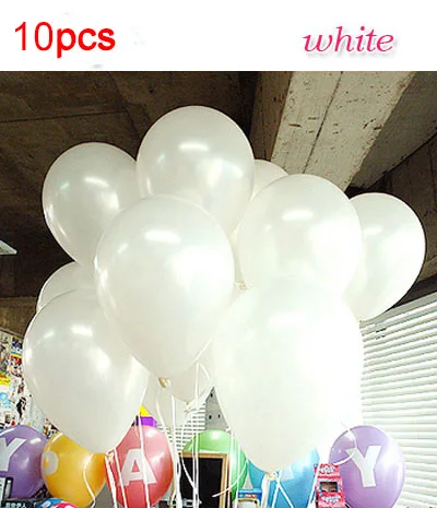 White 1.5g 10/25/100 шт./лот белые воздушные шары розовый обувь золотистого и красного цветов утолщение с жемчужной отделкой, сердце украшение для вечеринки в день рождения клипсы для воздушных шаров из латекса шарики для свадьбы - Цвет: White 1.5g
