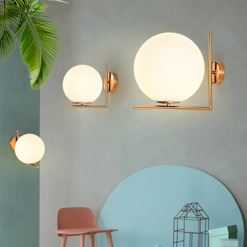 Скандинавский прикроватный светильник, настенный светильник для спальни, современный простой настенный светильник для детей и девочек, креативный светильник для гостиной, чтения
