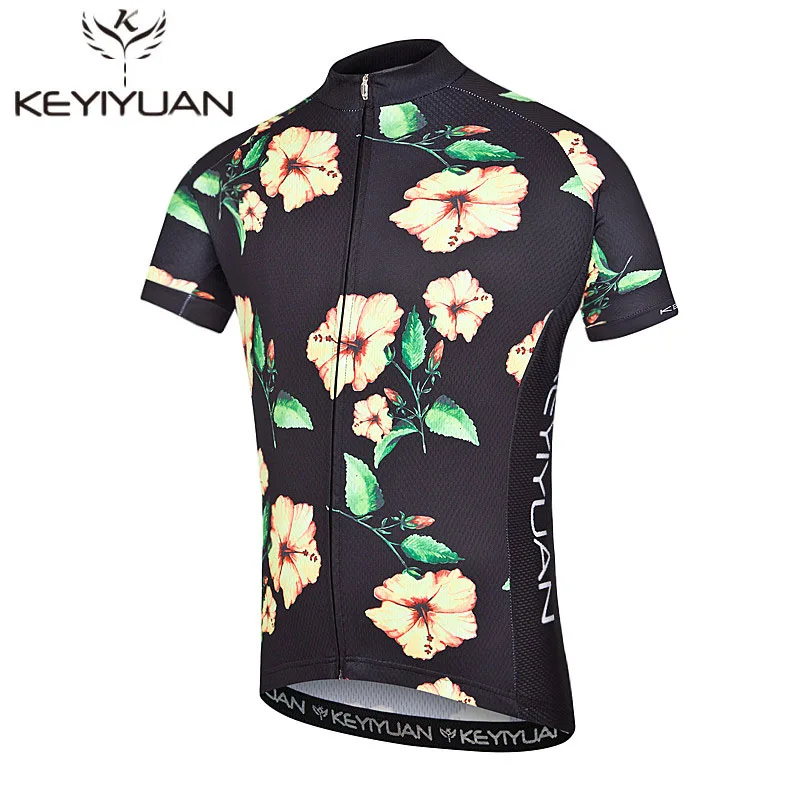 

Keyiyuan 2019 Cycling Jersey Pro Team Men Summer Breathable Bicycle Cycling Clothing Ropa Ciclismo Racing MTB Bike Jersey Shirt
