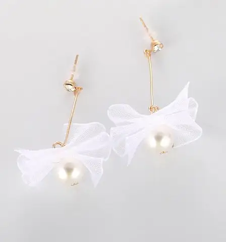 Серьги-бантики ZHEGUOYAOLU