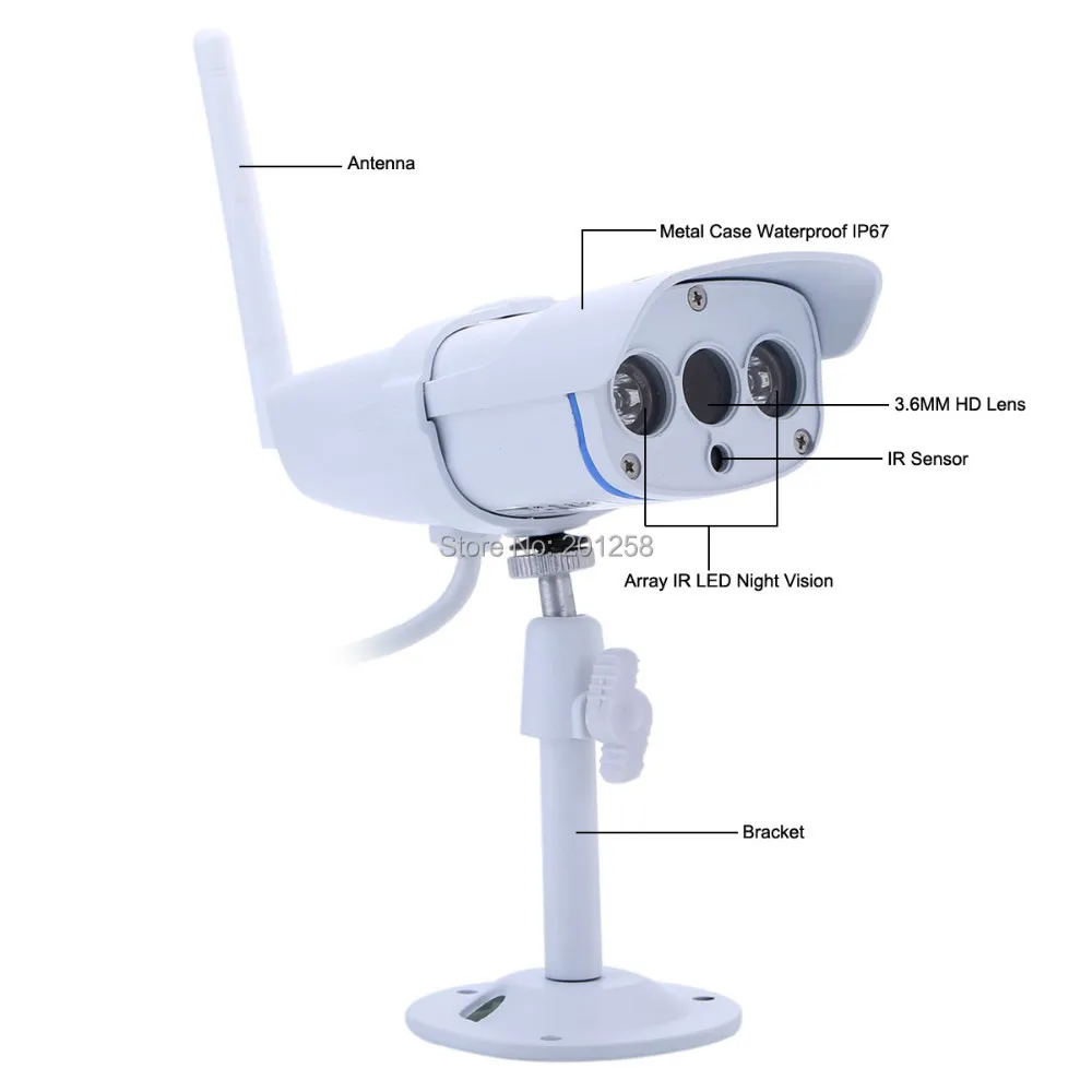 SunEyes SP-TM02WP 720 P HD Wi-Fi Беспроводной IP Камера на открытом воздухе ip-камеры ONVIF с RTSP и