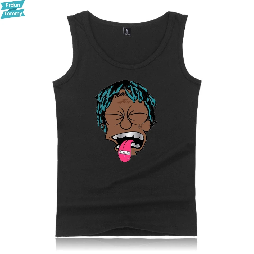 Топ Без Рукавов LIL UZI VERT крутой без рукавов с круглым вырезом для мужчин и женщин