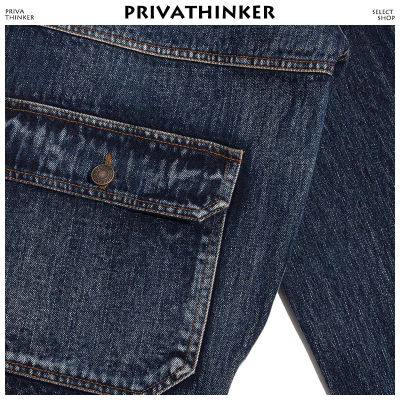 Мужская винтажная ветровка Privathinker большого размера 2020|Мужские куртки| |