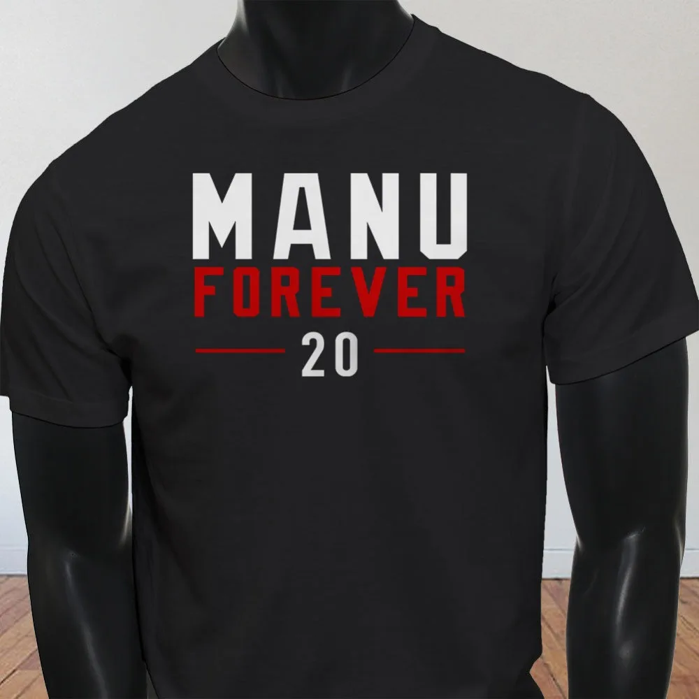 

Manu Ginobili Forever Retirement Fan Art Legend 2019 New Fashion Summer New Design Cotton Man Short Sleeve O-Neck T Shirt Online