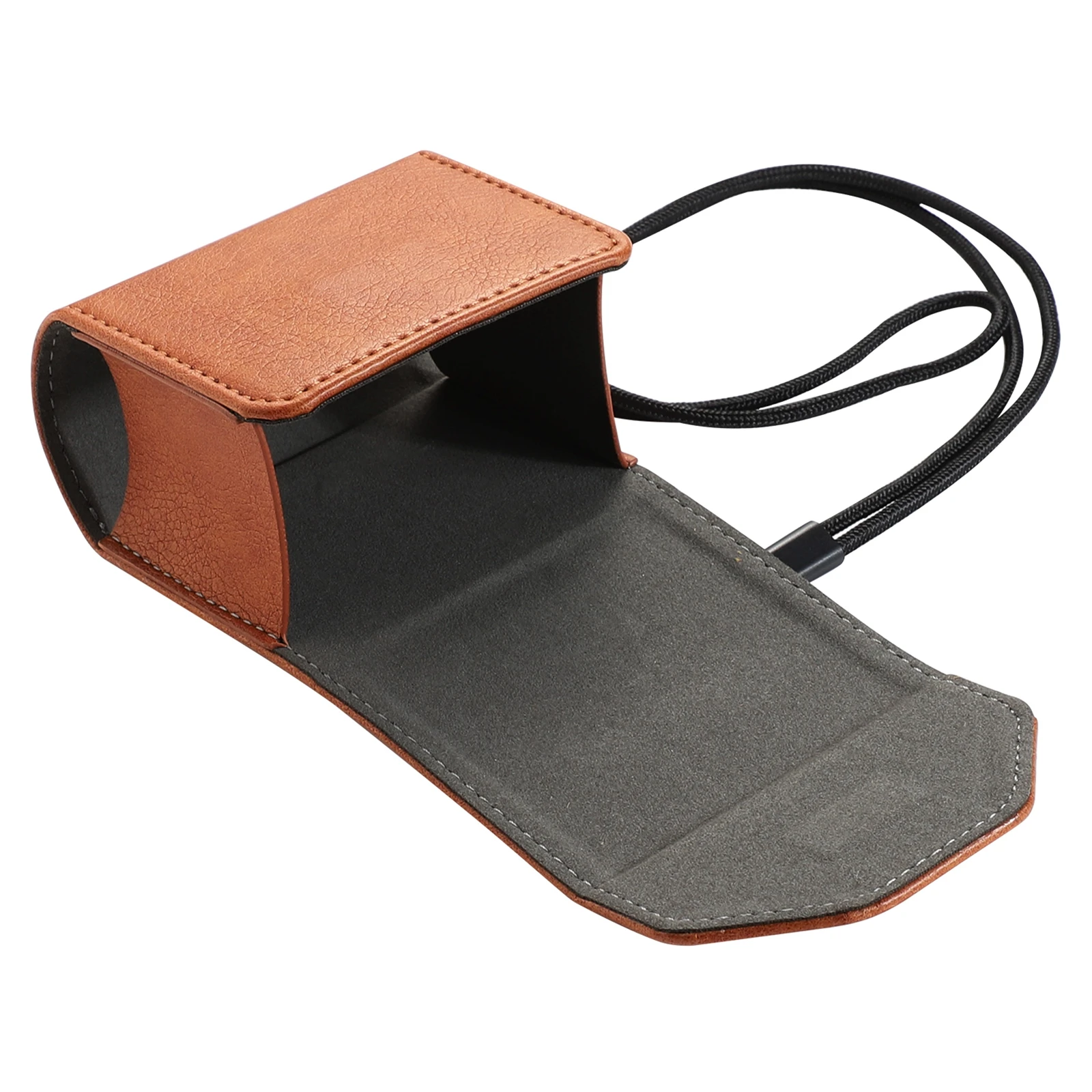 Mini Lanyard Leather Case for Powerbeats Pro Earphone Storage Bag Headphone Travel Carrying Headset | Электроника