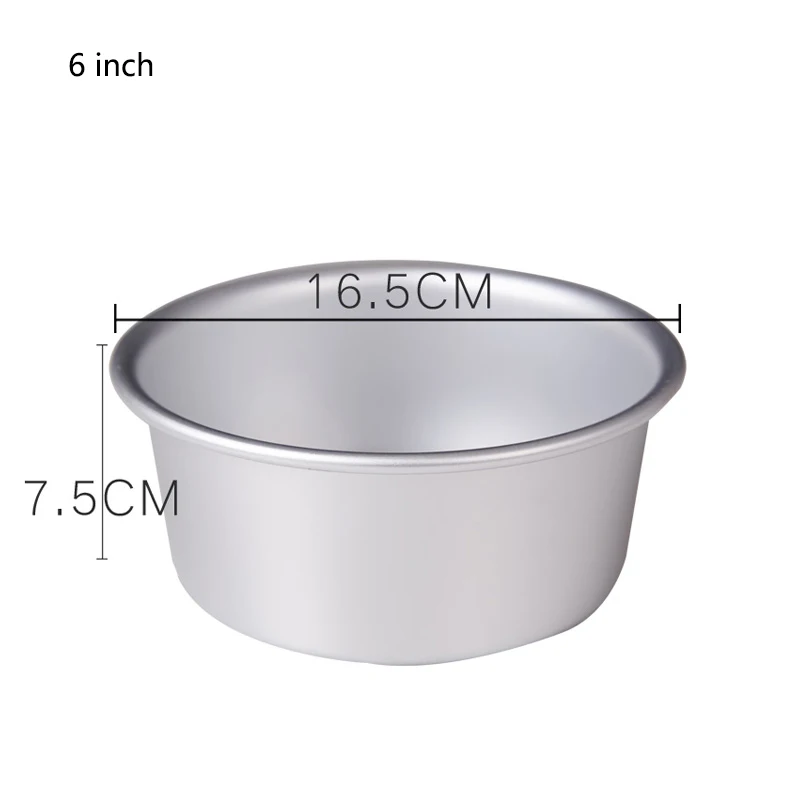6inch Форма для выпечки торта круглой формы, форма для торта из нержавеющей стали, Весенняя форма, набор кухонных сковородок со съемным дном, инструменты для украшения торта - Цвет: 6inch
