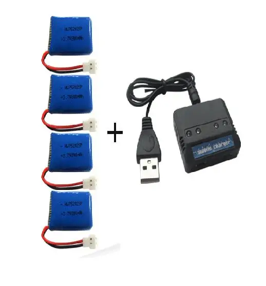 Ewellsold 4 в 1x11x13 2 4G 4ch RC Quadcopter drone запчасти 3 7 v 200mah литий полимерный аккумулятор * +