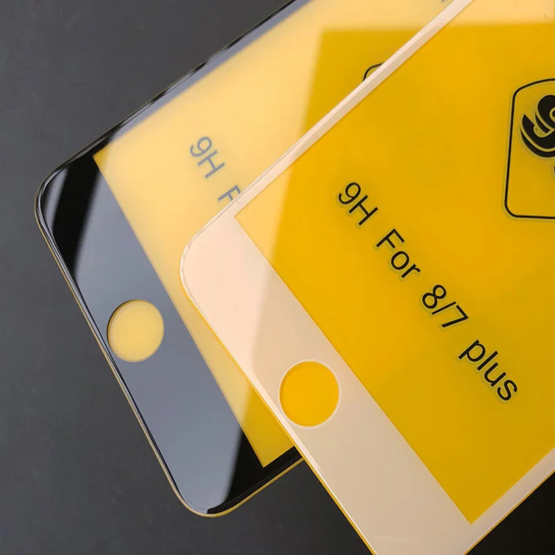 9D полное покрытие Защитное стекло для iPhone 6 7 8 Plus защита экрана на iphone 6s X XR XS Max