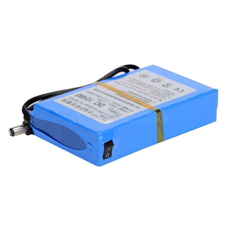 Новый DC 12480 оригинальный 12 V 4800 mAh перезаряжаемая литиевая батарея литий-ионная